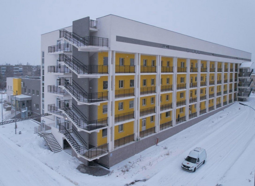 Пациенты с COVID-19 получают лечение в новом инфекционном корпусе Сызранской центральной городской и районной больницы