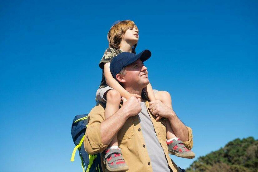 Travels with father. Piggyback. Папа рядом Самара.