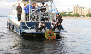 Мероприятия прошли на реке Волге в рамках Всероссийской акции «Свеча памяти».