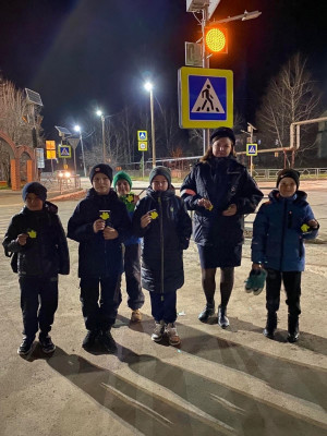 В Самарской области сотрудники полиции напомнили юным пешеходам о Правилах дорожного движения