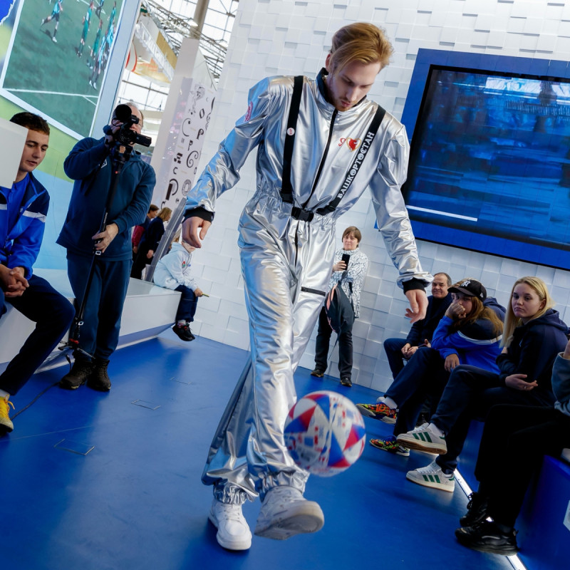 Футболисты Самарской области оценили масштаб столичной выставки-форума