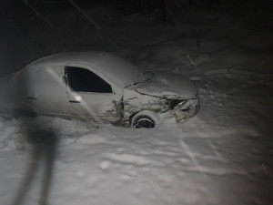 В Новокуйбышевске водитель в снегопад попал в ДТП