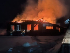 В Шенталинском районе тушили пожар в жилом доме, есть погибший