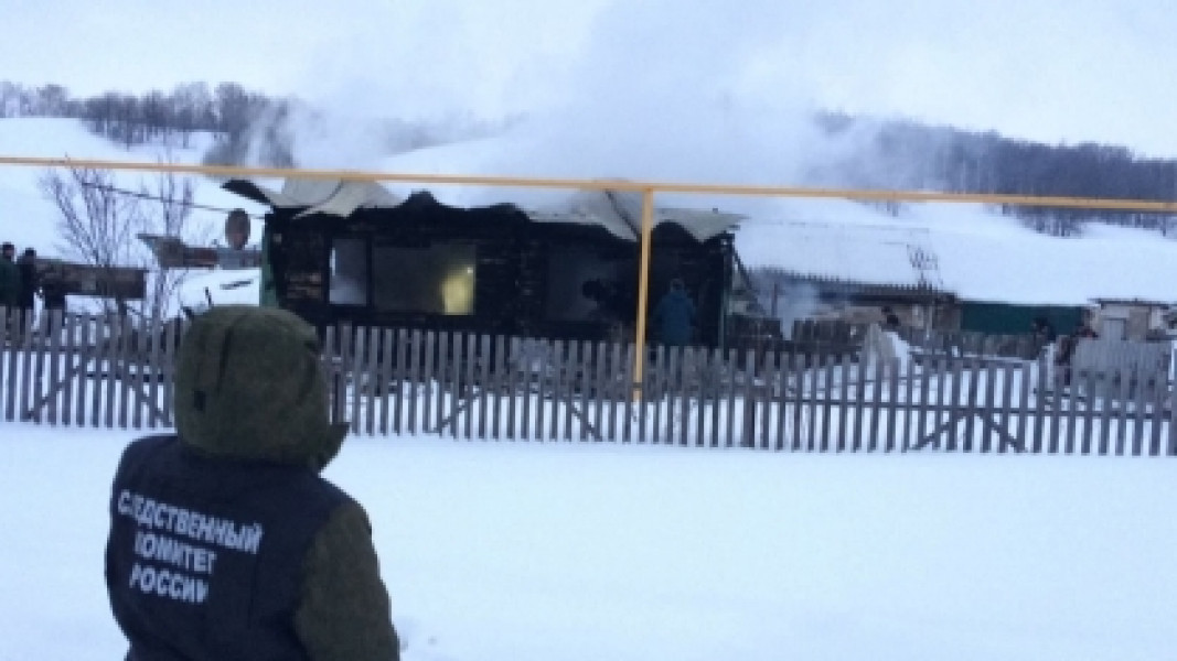 По факту гибели семьи при пожаре в селе Новое Якушкино возбуждено уголовное дело