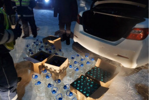 В Челно-Вершинском районе полицейскими изъят контрафактный алкоголь
