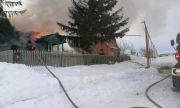 В Сызранском районе тушили пожар на площади 70 кв. метров