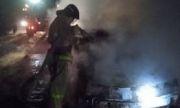 Автомобиль горел на трасе в Сергиевском районе