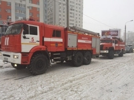 В Новокуйбышевске тушили пожар в многоквартирном доме
