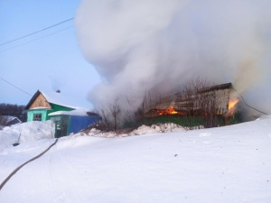 В Похвистневском районе огнеборцы не допустили распространения огня