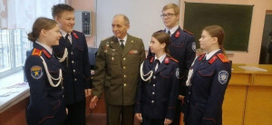 В Самарском казачьем кадетском корпусе и в школе №105 в Куйбышевском районе для ребят провели уроки «Разговоры о важном».