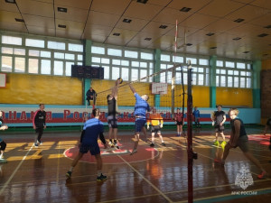 В Сызрани состоялись соревнования на первенство 7 пожарно-спасательного отряда по волейболу