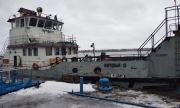Теплоход «Портовый – 13» начал ледокольную операцию для обеспечения навигации между Самарой и селом Рождествено