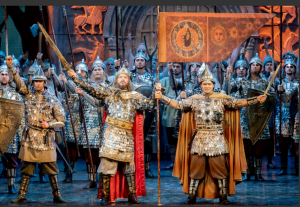 В опере «Князь Игорь» приняли участие солисты Мариинского театра и Большого театра Беларуси.