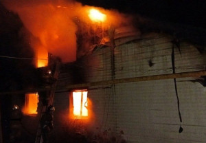 В Елховском муниципальном районе произошел пожар в двухэтажном частном доме