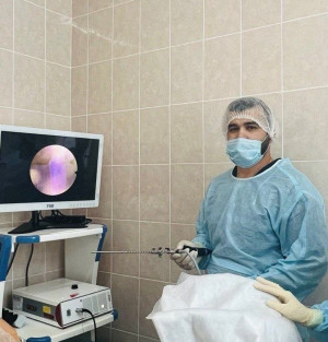 Новый аппарат используется для проведения цистоскопии — исследования внутренней поверхности мочевого пузыря.
