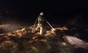 В поселке Самарской области горело сено в тюках