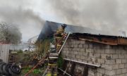 В Кинеле горел двухквартирный дом