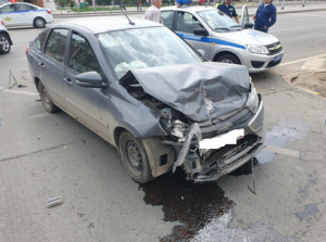 В Тольятти столкнулись три машины