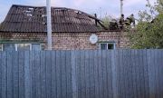 В Кинель-Черкасском районе горела крыша частного двухквартирного дома