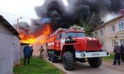 Пожар на площади 300 квадратных метров тушили в Челно-Вершинах