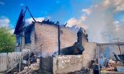 В Безенчукском районе горел дом