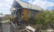 В селе Борском горела крыша дома на площади 80 квадратных метров