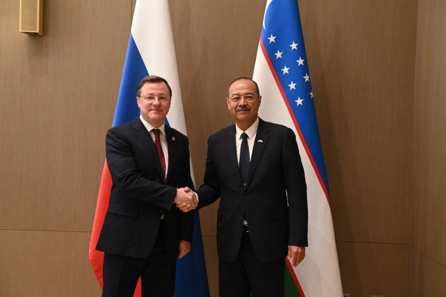 Губернатор Дмитрий Азаров и Премьер-министр Узбекистана Абдулла Арипов обсудили направления развития сотрудничества