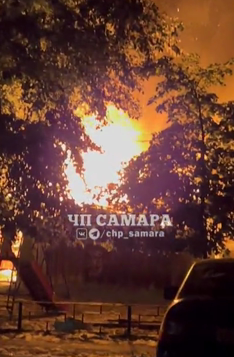 Ночью в Самаре горели гаражи на площади 200 квадратных метров