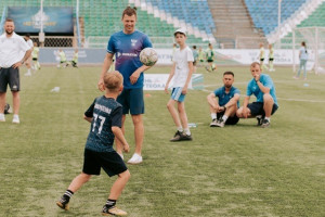 На стадионе "Металлург" в Самаре прошел Всероссийский день футбола