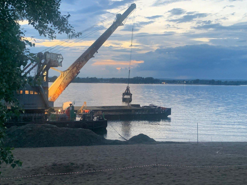 На городские пляжи Самары завезут порядка 11,5 тысячи тонн песка