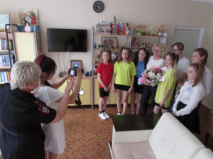 В День образования пресс-служб и подразделений общественных связей органов внутренних дел РФ, прошла встреча с ребятами подшефного детского дома.