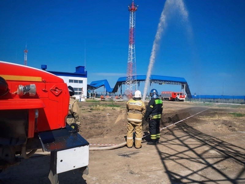 Совместные пожарно-тактические учения прошли в Безенчукском районе