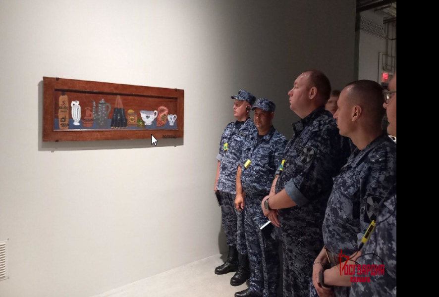 Росгвардейцы посетили филиал Третьяковской галереи в Самаре