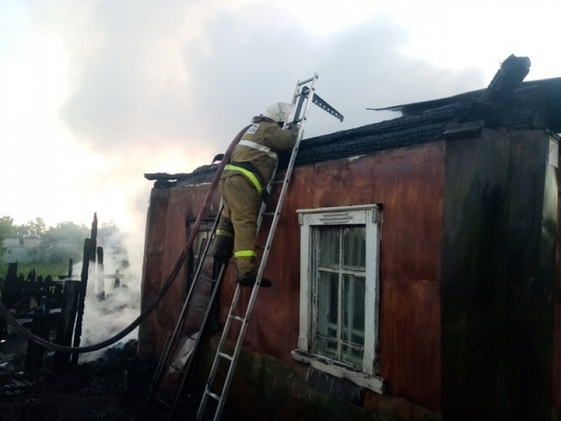 Пожар в Борском районе: погиб человек