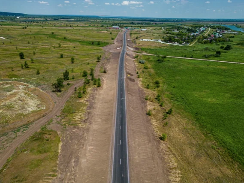В Красноярском районе завершен капитальный ремонт дороги до деревни Висловки