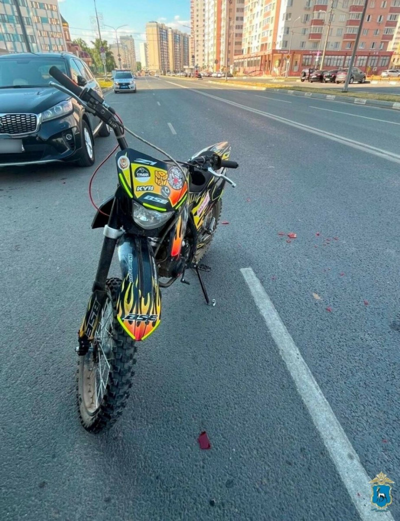 Мотоциклист пострадал в ДТП в Куйбышевском районе Самары