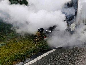 ГАЗель загорелась во время движения в Безенчукском районе