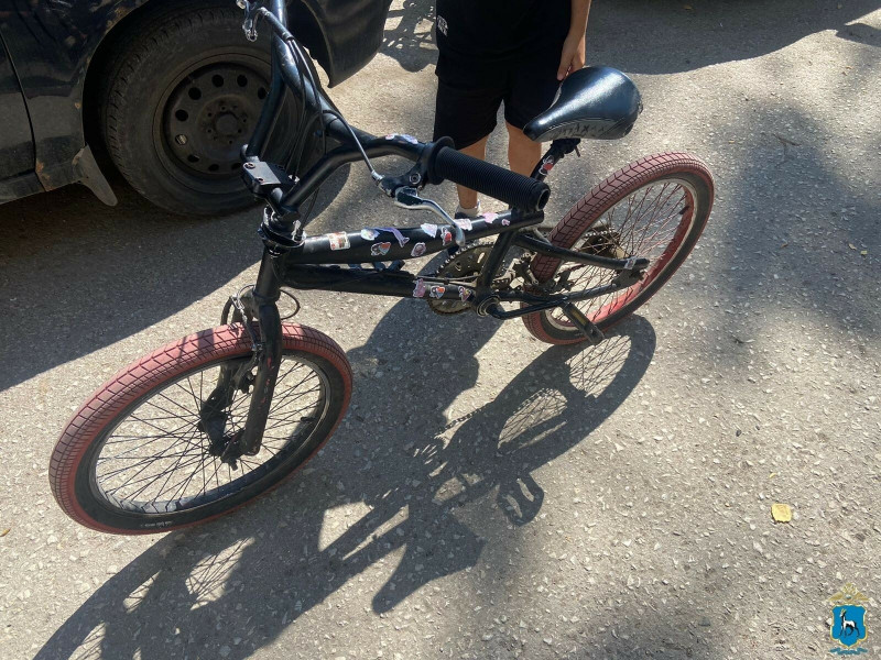 Самарский водитель сбил девочку-велосипедистку