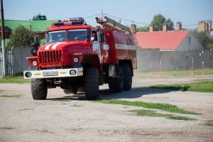 В Кинельском районе определили лучшего водителя пожарного автомобиля