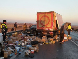 В Красноярском районе сегодня произошло столкновение трех автомобилей