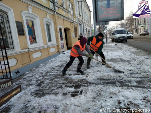 Финишные работы по ликвидации последствий снегопада ведутся в каждом районе Самары