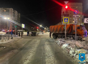 ДТП с КАМАЗом в Самаре: трое пострадавших