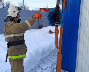 Огнеборцы Похвистневского района не допустили утечки газа