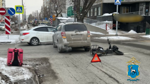 В Самаре на Чкалова иномарка сбила велосипедиста