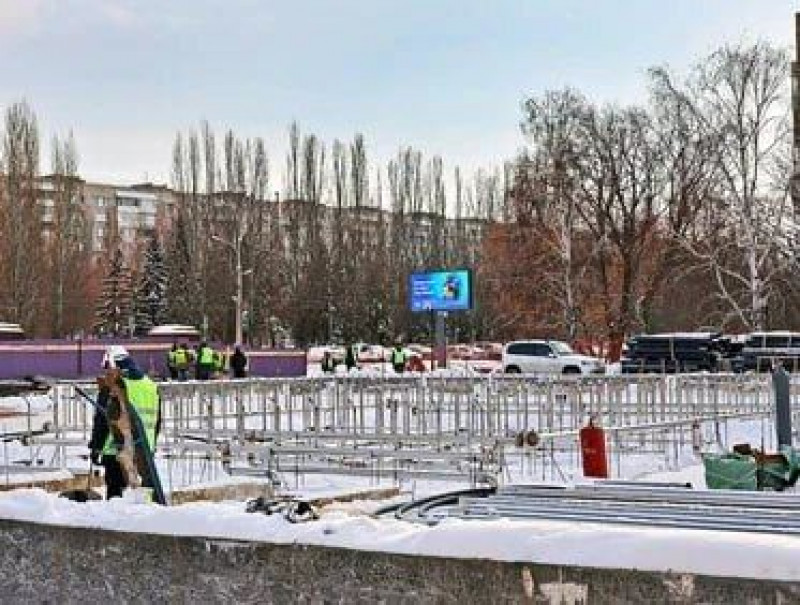 В Самаре продолжается капремонт фонтана «40 лет Победы в Великой Отечественной войне»