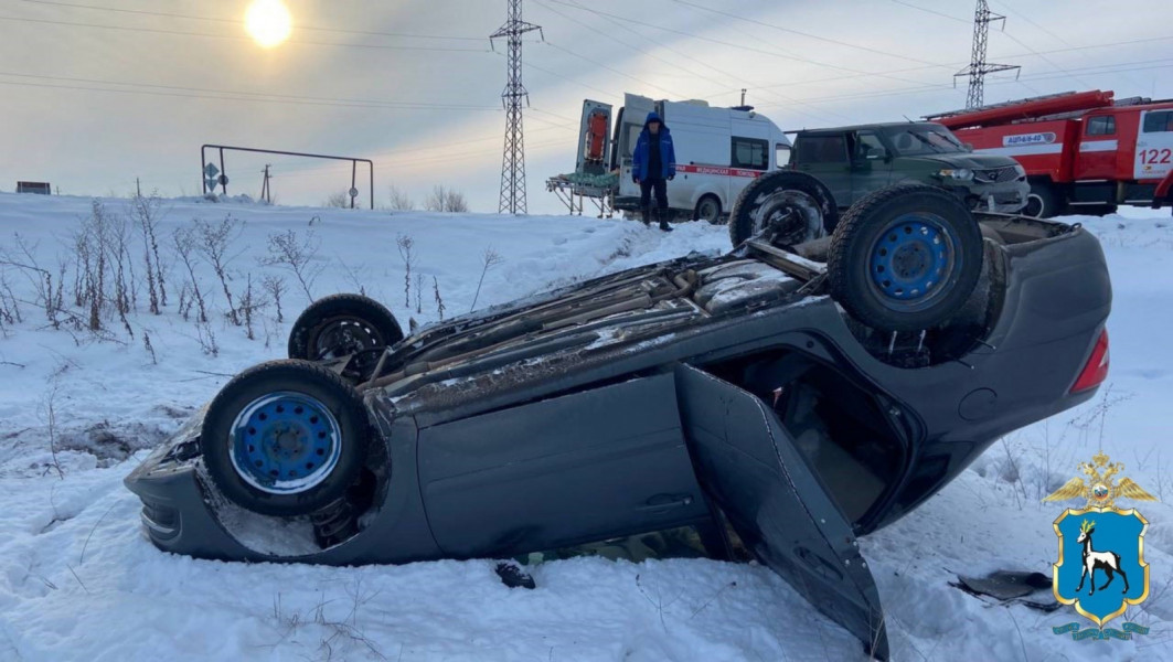 В Приволжском районе 76-летний мужчина перевернул Ладу в кювет