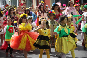 В Самаре состоялся фестиваль цветов: ФОТО В его рамках по ул. Куйбышева прошел красочный костюмированный парад.